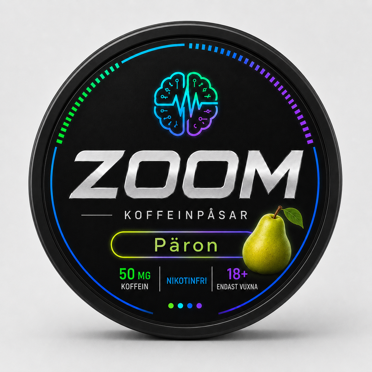 ZOOM Päron Koffeinsnus